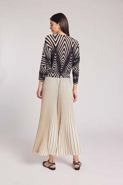 Leah Matte Plisse Palazzo Pants