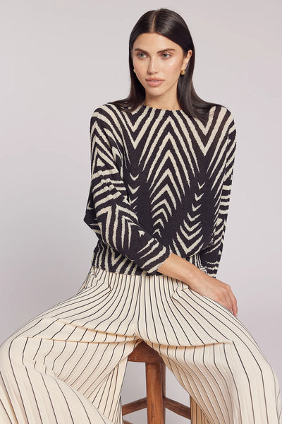 Leah Matte Plisse Palazzo Pants