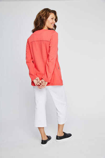Papaya Zip Jacket