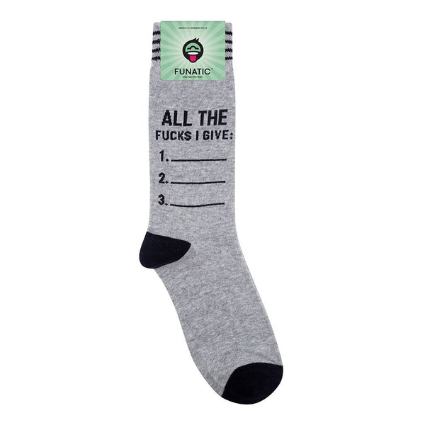 All the F**ks I Give Socks