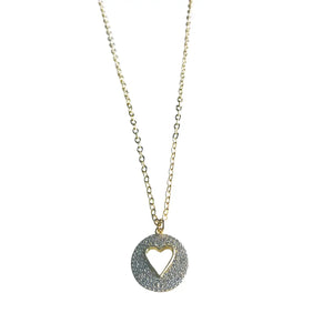 Cutout Heart Necklace