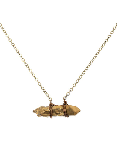 Gold Titanium Necklace
