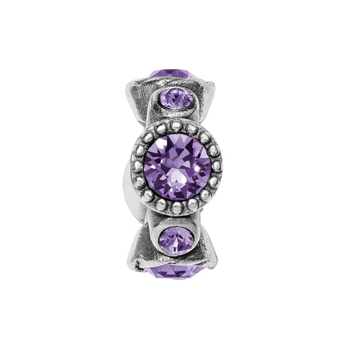 Amethyst Halo Stargazer Spacer