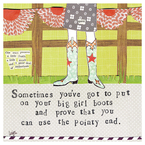 Big Girl Boots Card