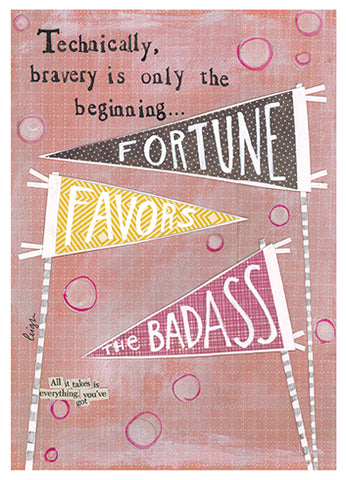 Fortune Favors Card