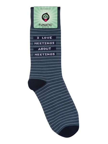 I Love Meetings Socks