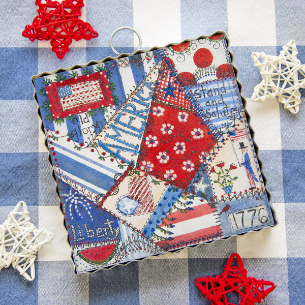 Patriotic Quilt Print