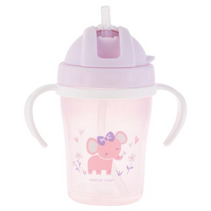 Elephant Straw Cup