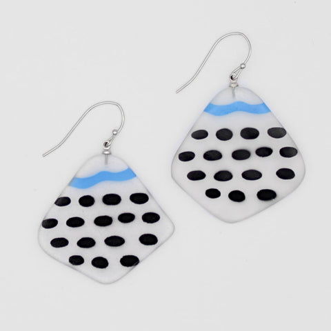 Blue/Black Twilight Earrings