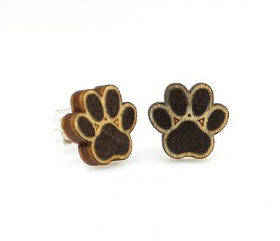 Pawprint Stud Earrings