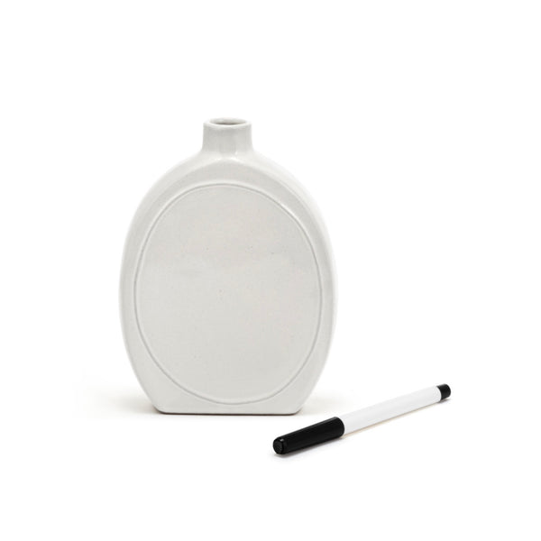 Write On Oval Vase