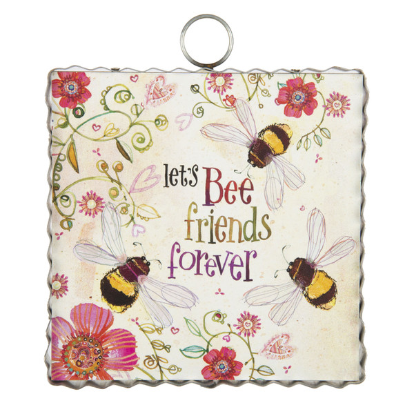 Let's Bee Friends Print