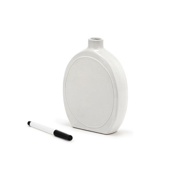 Write On Oval Vase