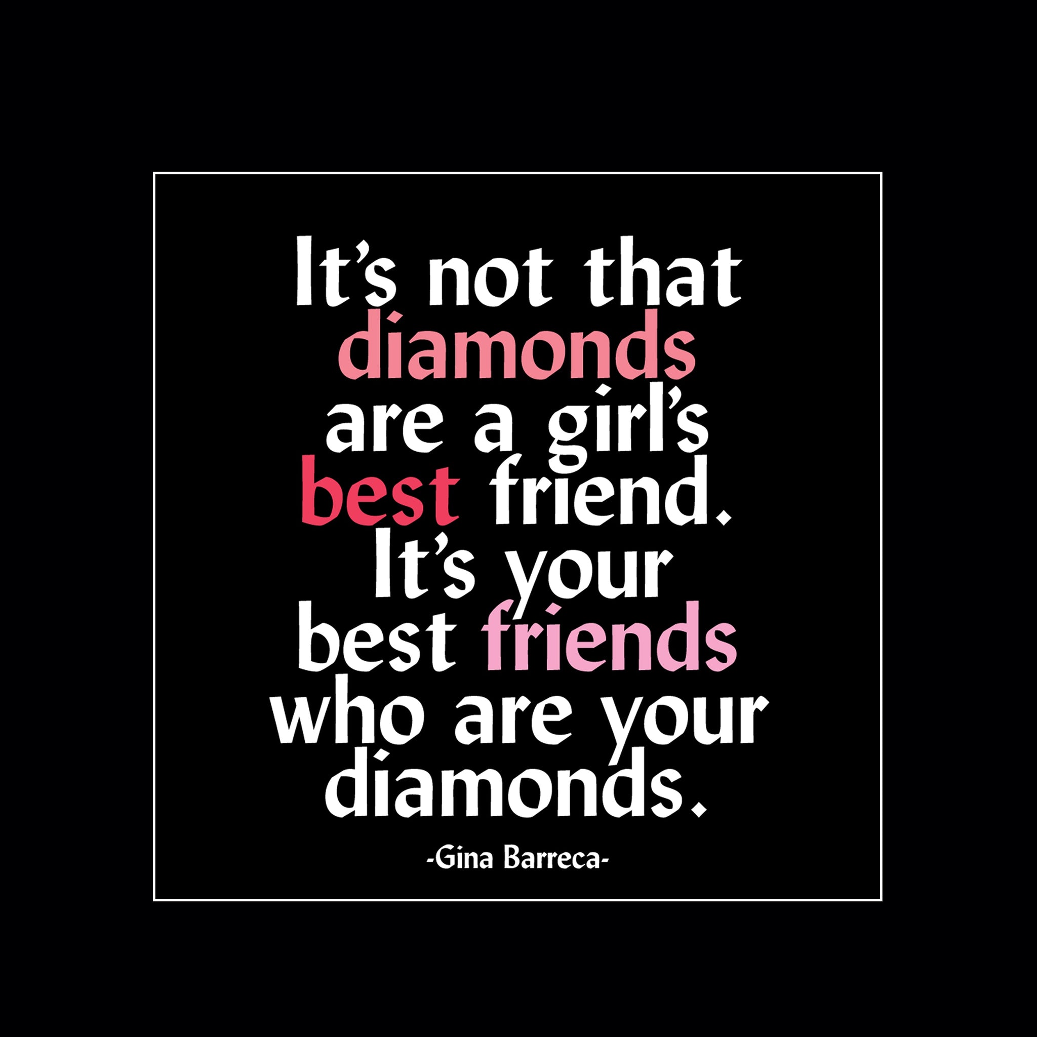 Best Friends Diamonds Magnet