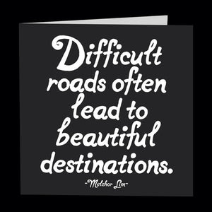Difficult Roads Card