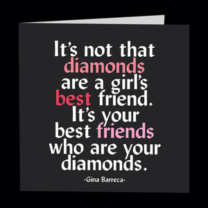 Best Friends Diamonds Card