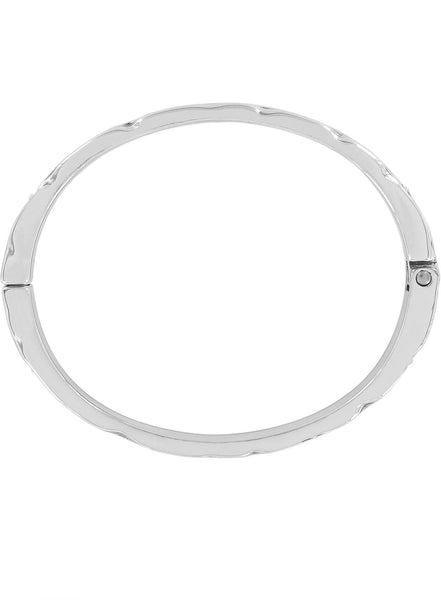 Footprints Hinged Bangle