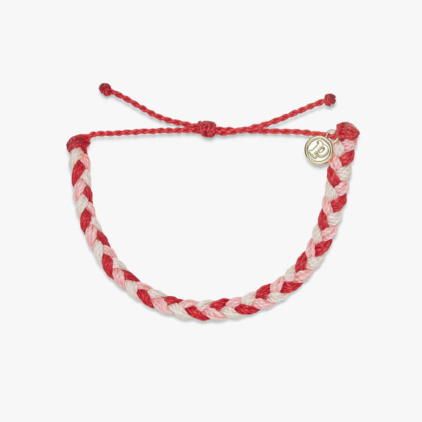 Red Cross Braided Bracelet