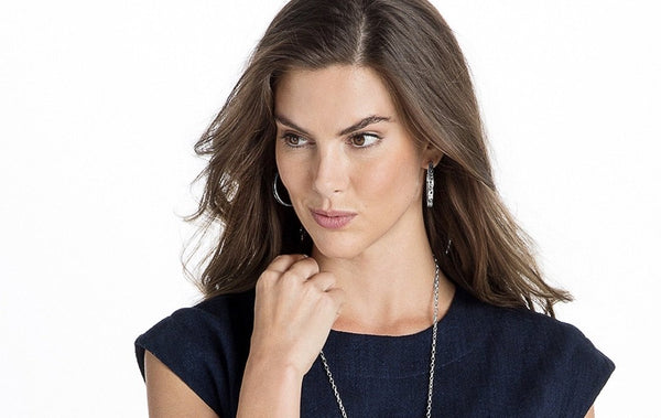 Contempo Large Hoop Earrings