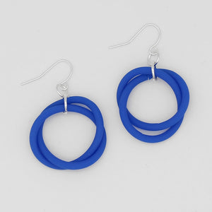 Blue Cefalu Swirl Earrings