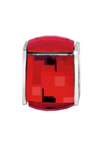 Red Ice Cube Bead