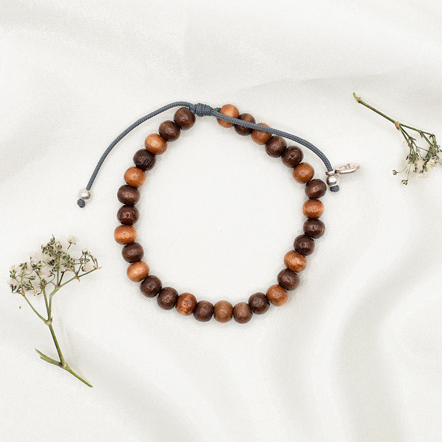 Be Kind Bracelet Wood Peace by Piece Co.
