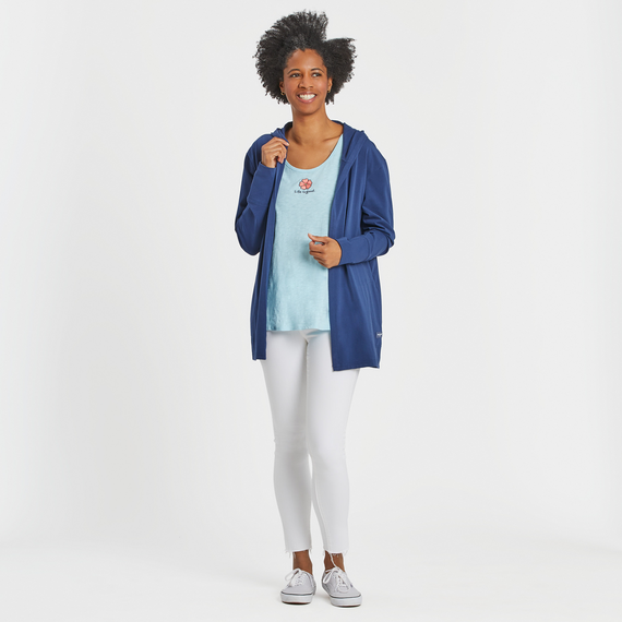 Flex Cardigan Blue