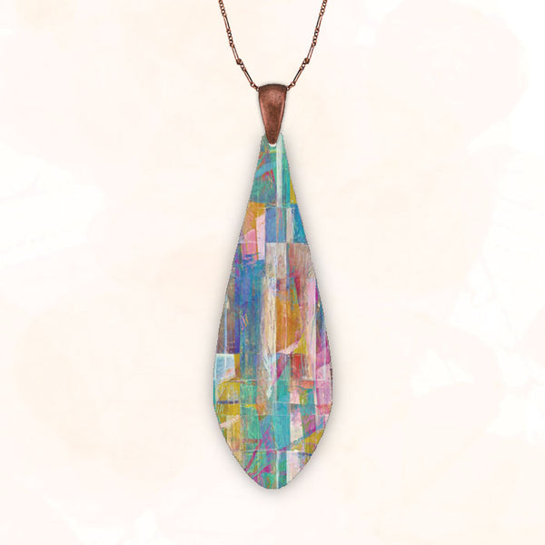 Colorful Grid Necklace