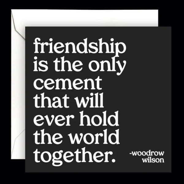 Friendship Cement Card