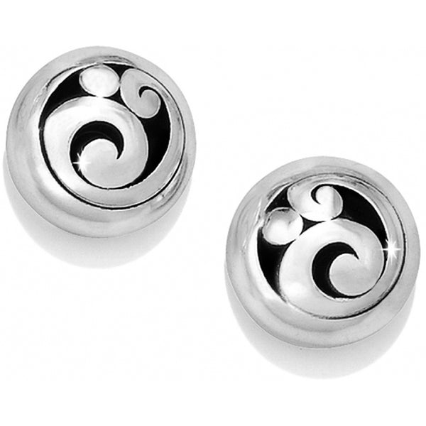 Silver Contempo Post Earrings