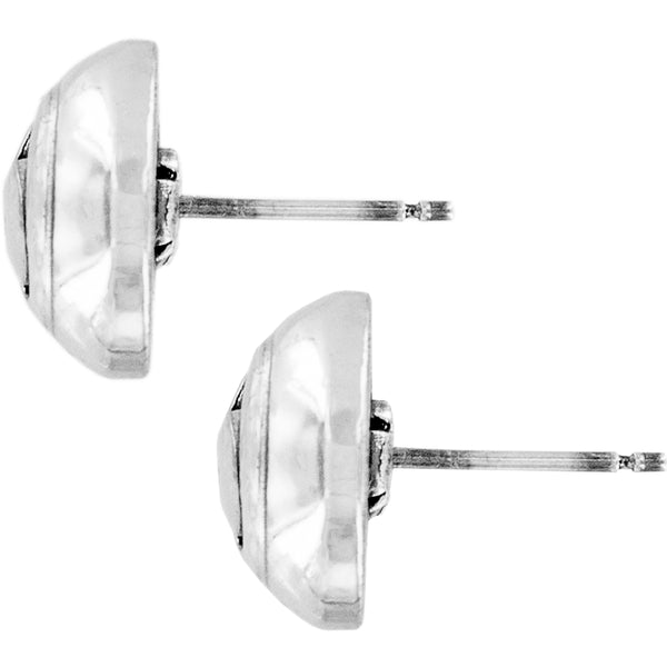 Silver Contempo Post Earrings