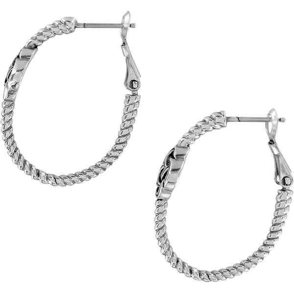 Interlok Knot Hoop Earrings