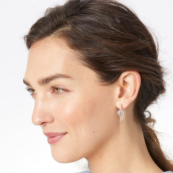 Interlok Knot Hoop Earrings