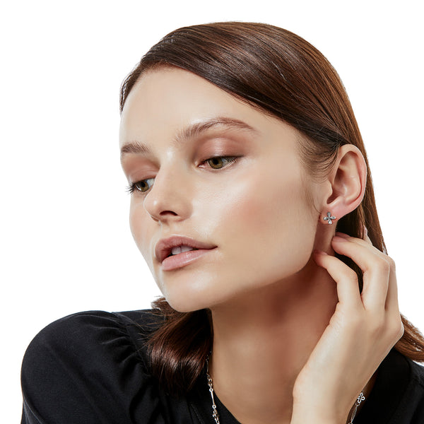 Amphora Cross Earrings