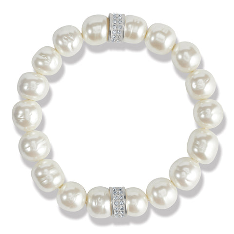 Meridian Pearl Stretch Bracelet