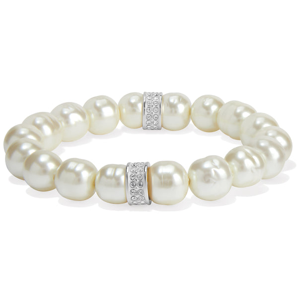 Meridian Pearl Stretch Bracelet